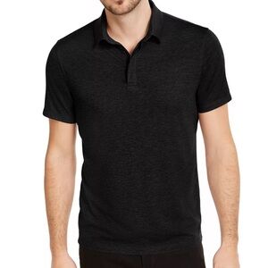 Alfani Black Stretch Polo